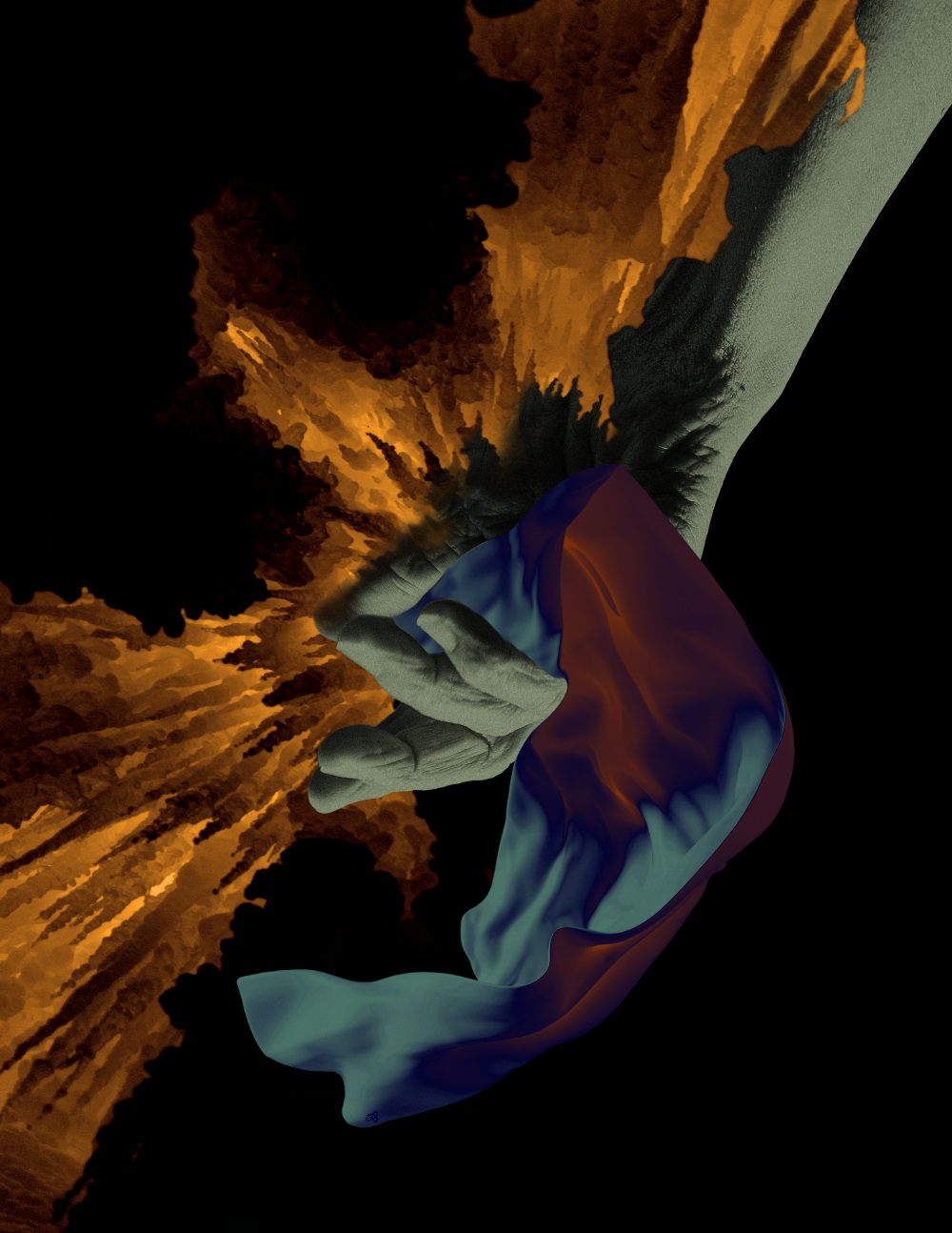 MEDIA/ART - COLLAGE - Forsworn, 2025, 34x44, Jonny Garcia.jpg|ART - COLLAGE - Forsworn, 2025, 34x44, Jonny Garcia.jpg